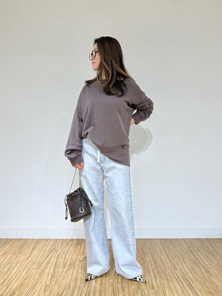 オフショル裏毛プルオーバー | Whim Gazette(ウィム ガゼット