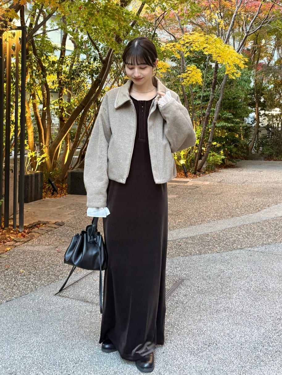 2WAYで着用可能】スタンドウールショートコート | CAPRICIEUX LE'MAGE