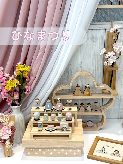 ⭐︎11日（祝）限定セール サリュ！ 収納できる雛人形 ⭐︎11日（祝