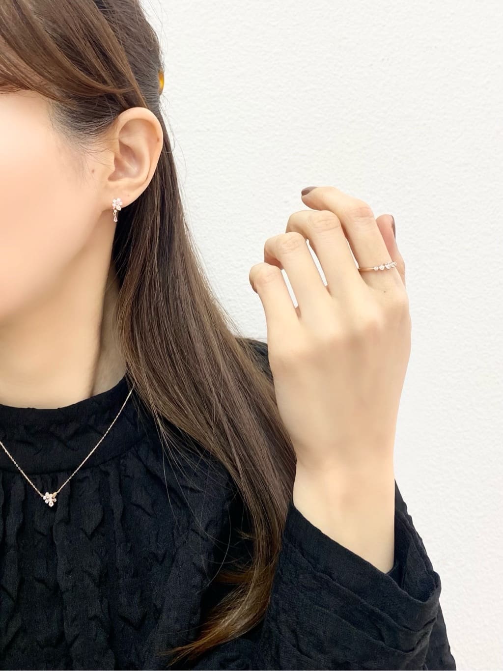 K10PG SAKURA ネックレス(40cm K10 PG): Samantha Tiaraサマンサ