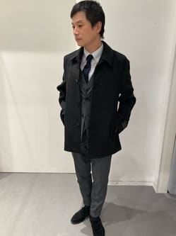 セットアップ対応】ポリエステル ウール ギャバ パンツ（47-01FI01-204