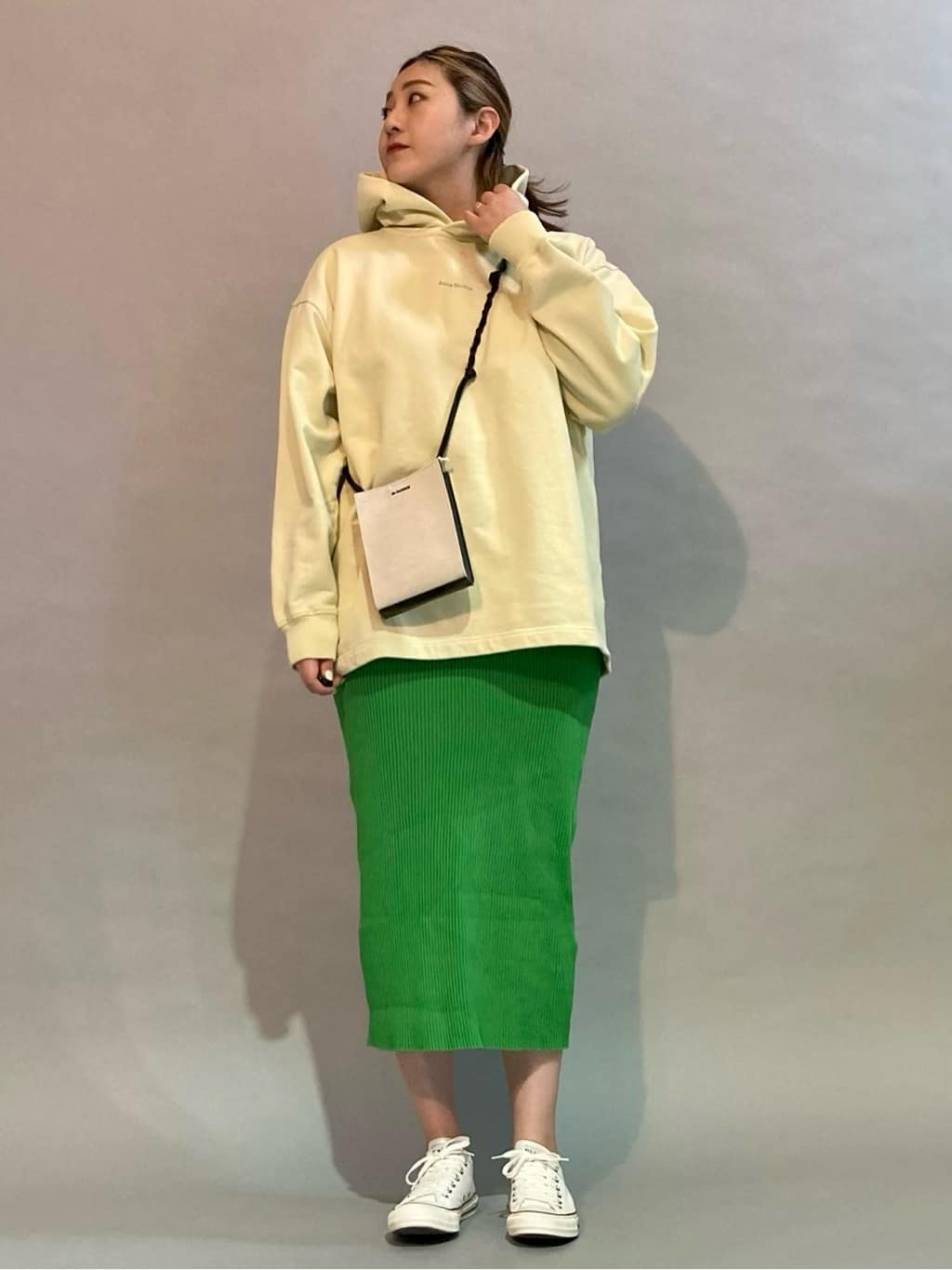 JIL SANDER (ジルサンダー) ミニロゴ キャンバス ショルダーバッグ