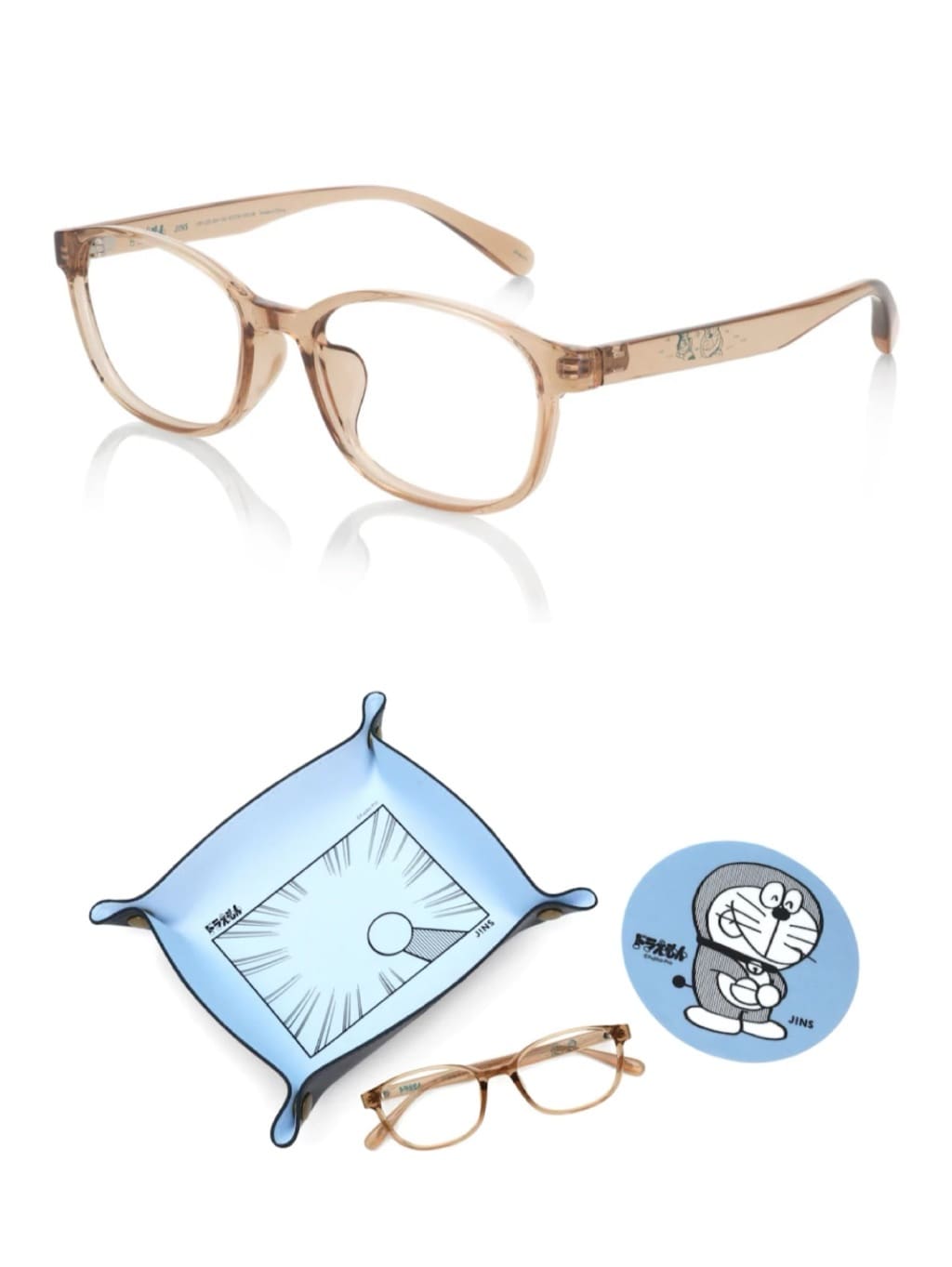 MariのJINSドラえもんモデル -のんびり日常シリーズ-のコーディネート