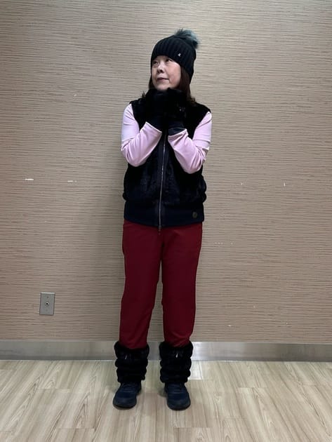 LANVIN SPORT ボアレッグウォーマー【リバーシブル】【アウトレット