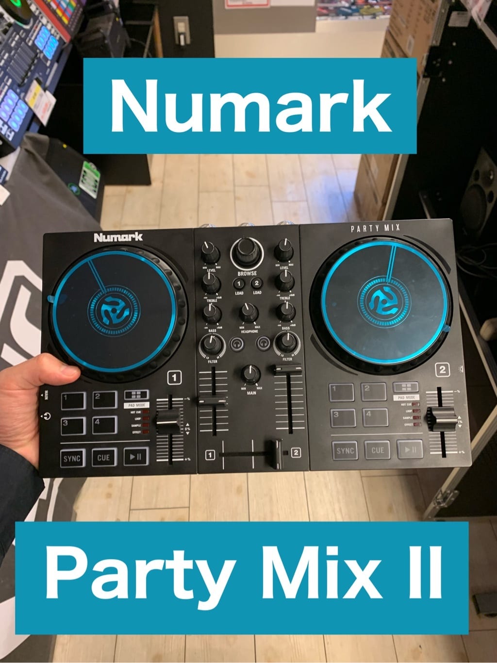 Numark DJ2GO2 TOUCH 【Serato DJ Lite対応 コンパクトDJ