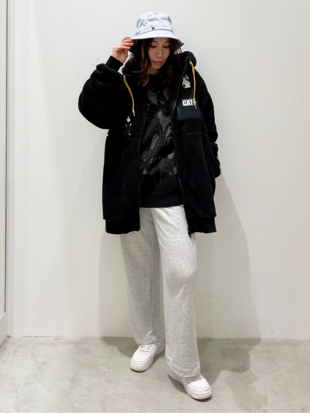 グラニフ Re:繋がる ウォッシャブルジャカードニット アジカン XL 中古