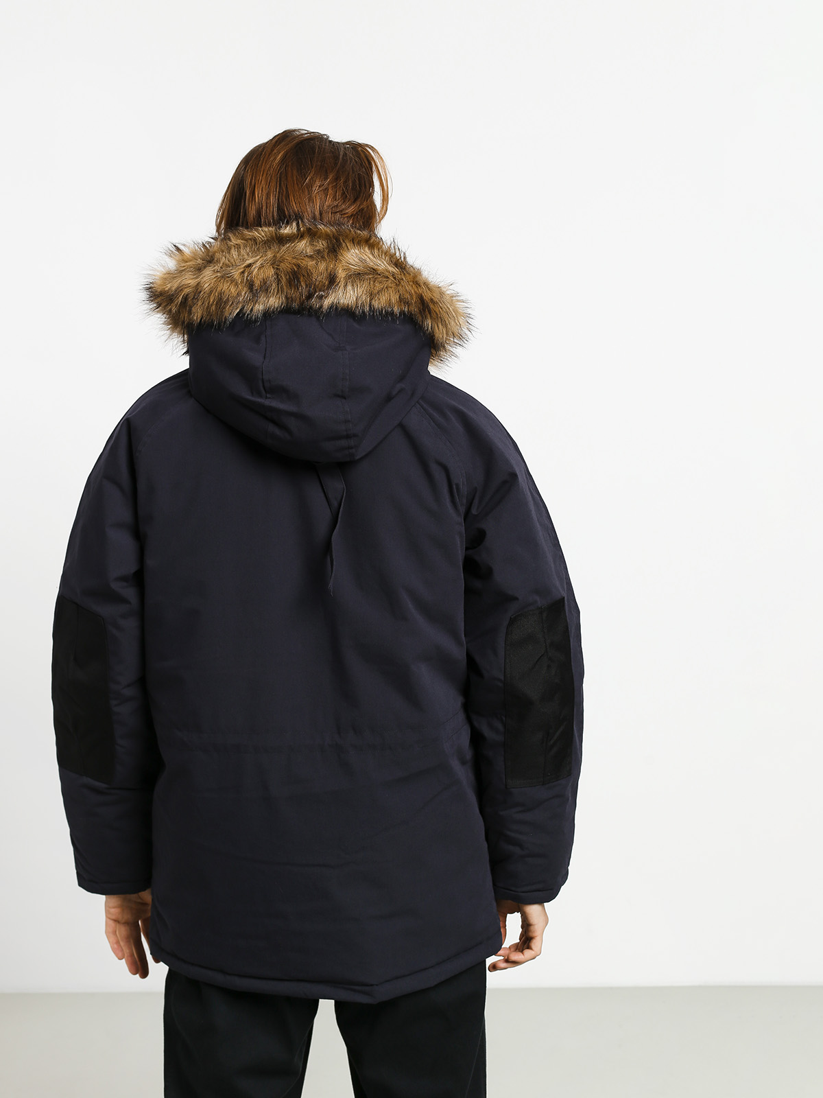 Carhartt WIP Trapper Parka Jacket - navy blue (dark navy/black)