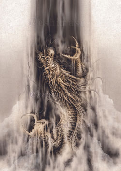 龍図Gallery | Japan | 龍の絵｜絵獅匡 Eshimasa エアブラシアート 和