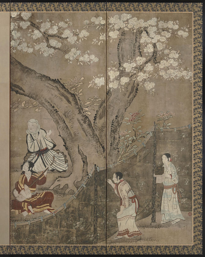 時を超え、花の下に集う人々：国宝「花下遊楽図屏風」が誘う桃山・江戸