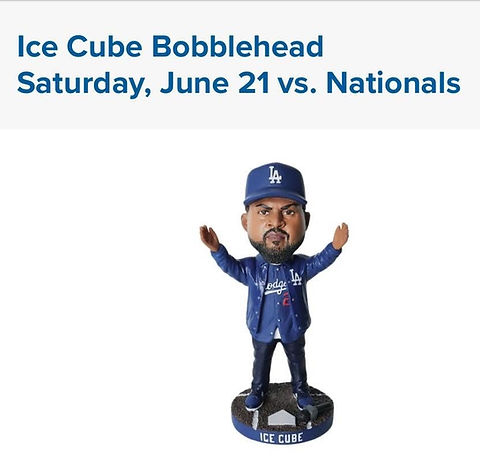 ドジャース Ice Cube bobble head NEW in the BOX - Ice Cube LA