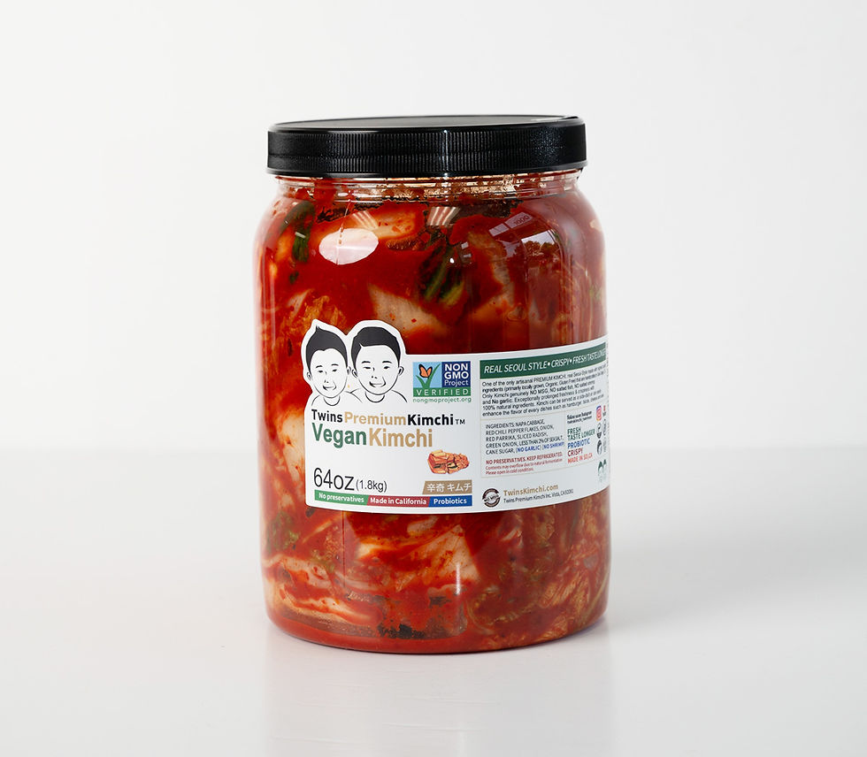 Twins Kimchi Vegan Kimchi 64oz | Twins Premium Kimchi