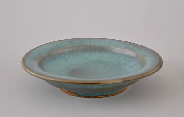 中国美術 陶磁器 | 鈞窯青磁素文盤 金 12C | gallery陽々youyou | 山梨