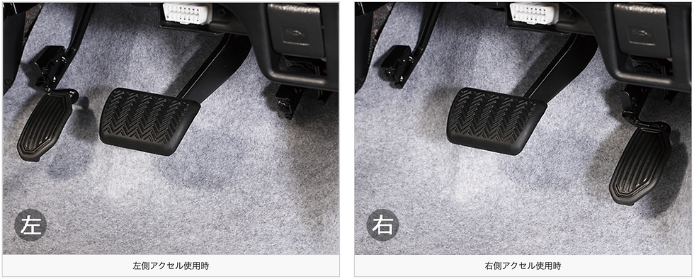 左足用アクセルペダル】テックマチック LA-RF3用Bタイプ