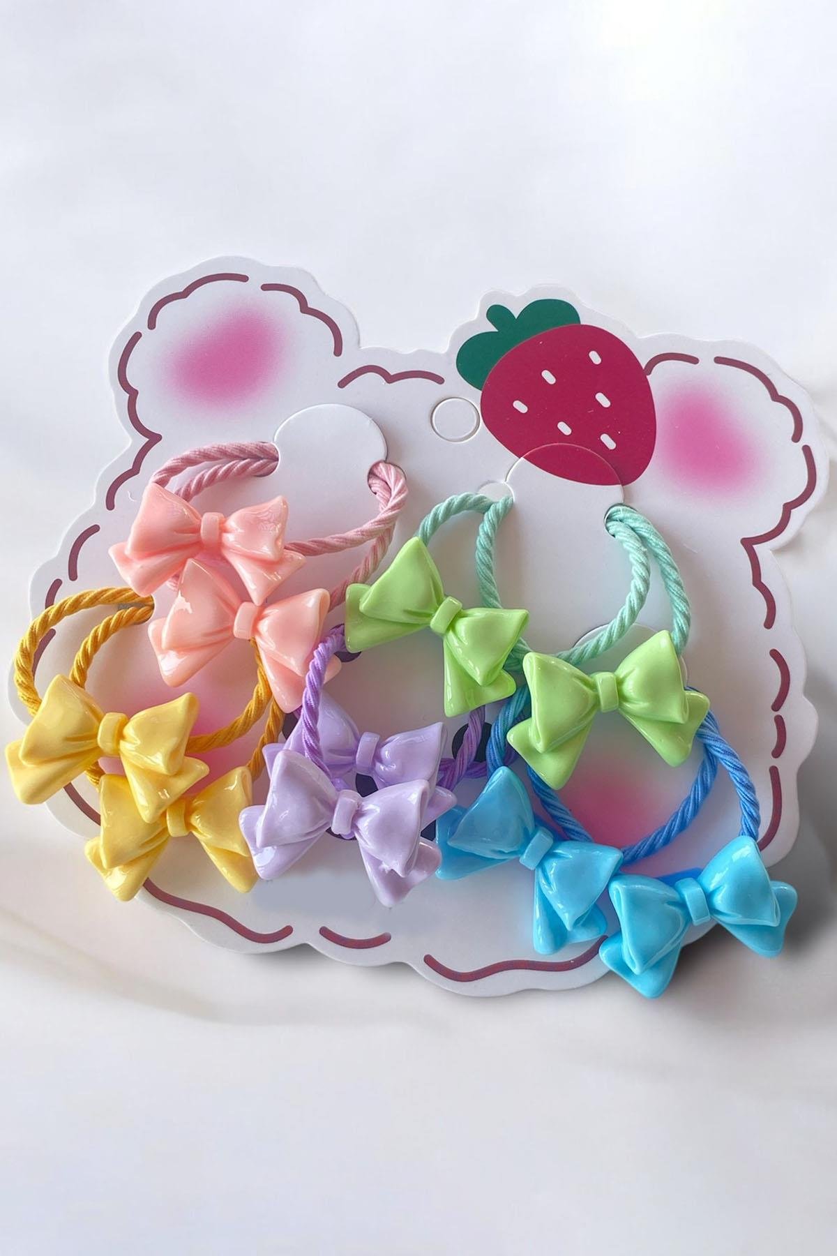 Takıştır Bijuteri Online | 10'lu Karışık Renk Kurdele Figürlü