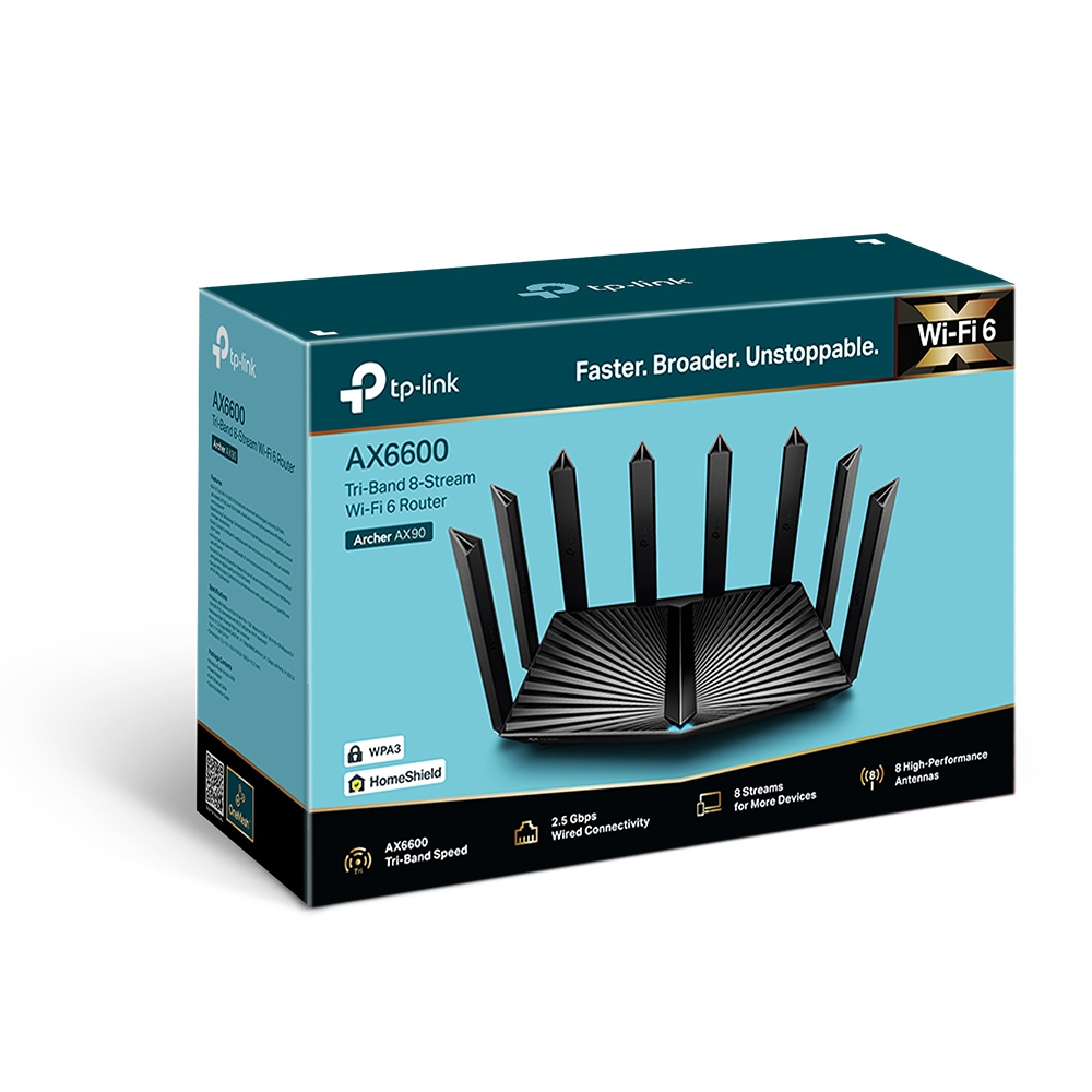 Archer AX90 | AX6600 Tri-Band Wi-Fi 6 Router | TP-Link