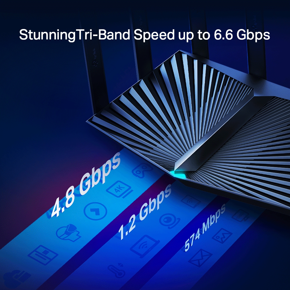 Archer AX90 | AX6600 Tri-Band Wi-Fi 6 Router | TP-Link