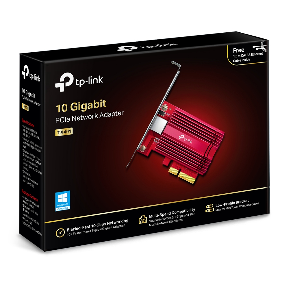 TX401 | 10 Gigabit PCI Express Network Adapter | TP-Link