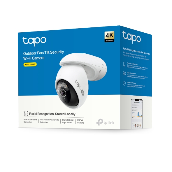 Tapo C560WS | Outdoor Pan/Tilt Security Wi-Fi Camera | TP-Link