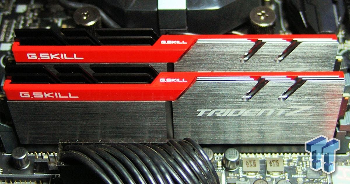 G.SKILL Trident Z DDR4-3200 16GB Dual-Channel Memory Kit Review