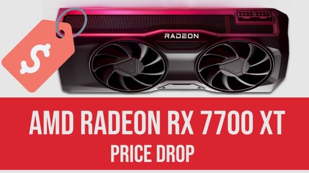 AMD drops the price of the Radeon RX 7700 XT to $419 USD starting