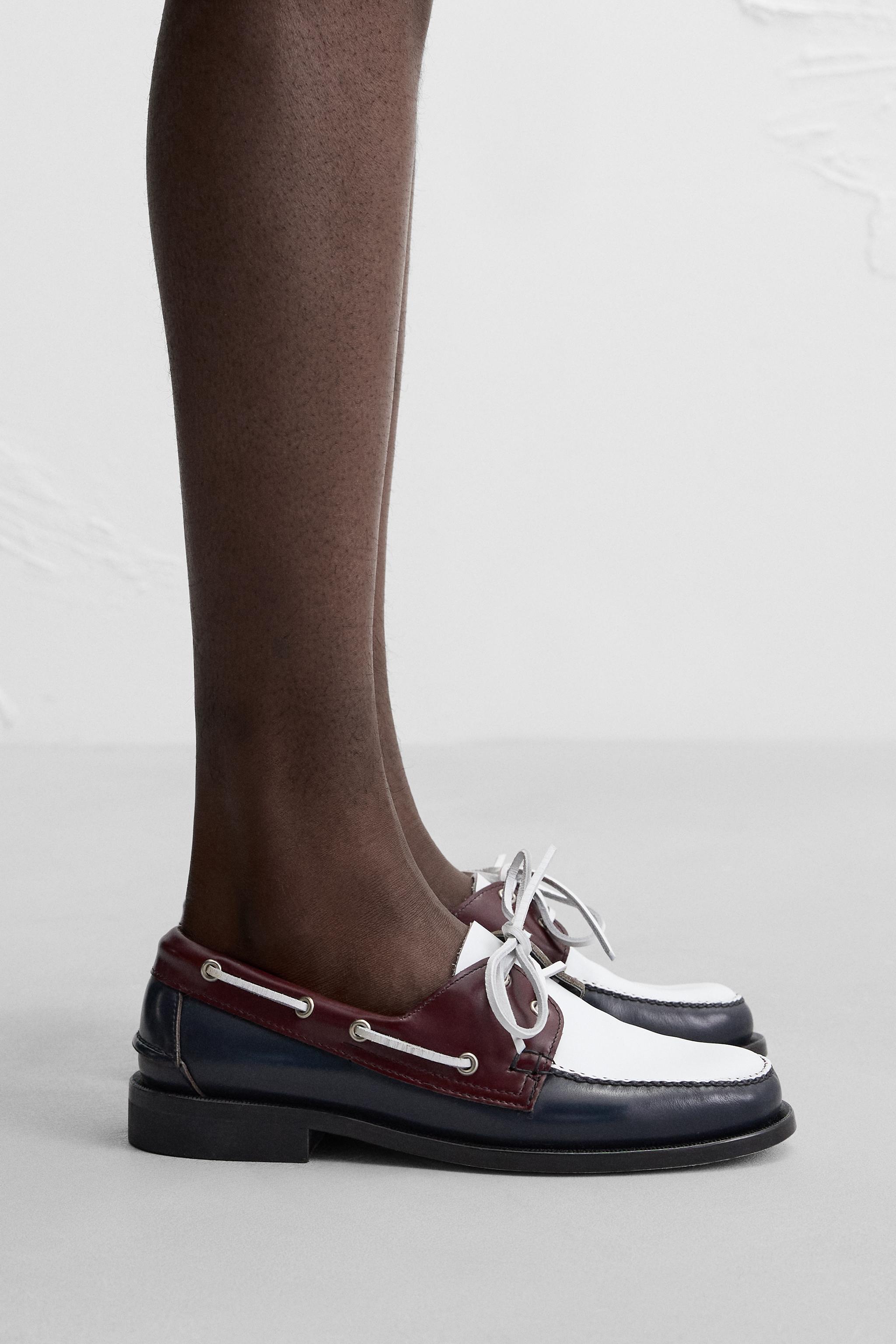 CASTELLANO 1920 ® X ZARA MAN BOAT SHOES - Three-color | ZARA