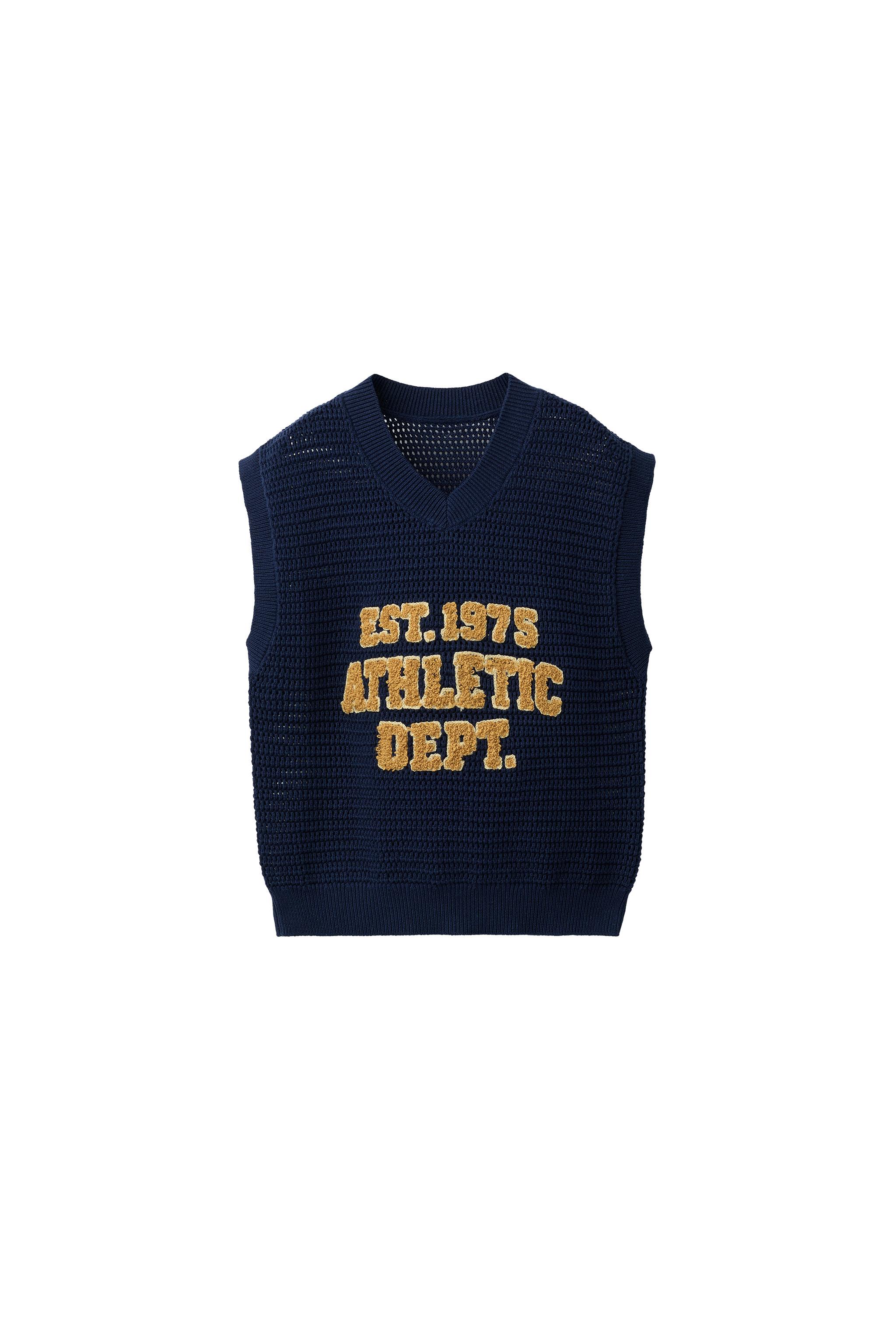 テクスチャーニットベスト - マリンブルー | ZARA Japan / 日本