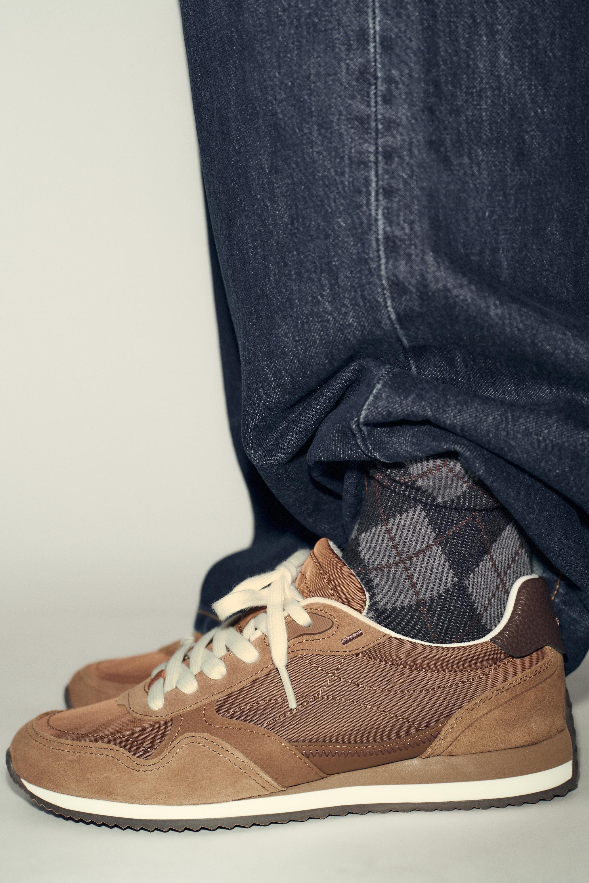 ソフトランニングスニーカー - ブラウン | ZARA Japan / 日本