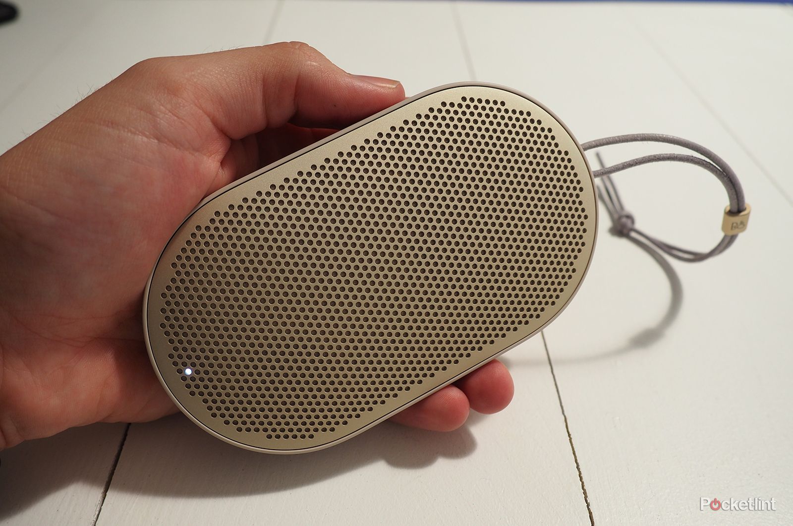 B&O Play BeoPlay P2 is a palm-sized wireless speaker you control