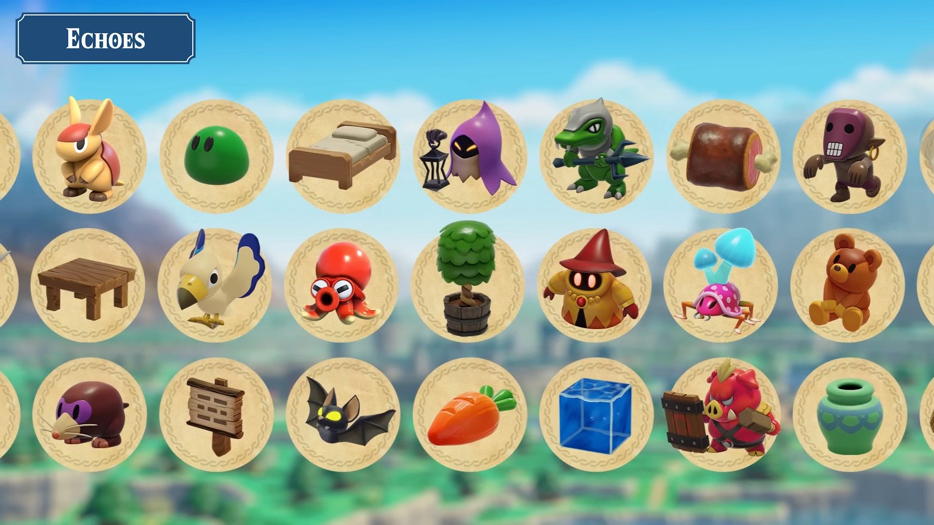 All echoes locations in Zelda Echoes of Wisdom