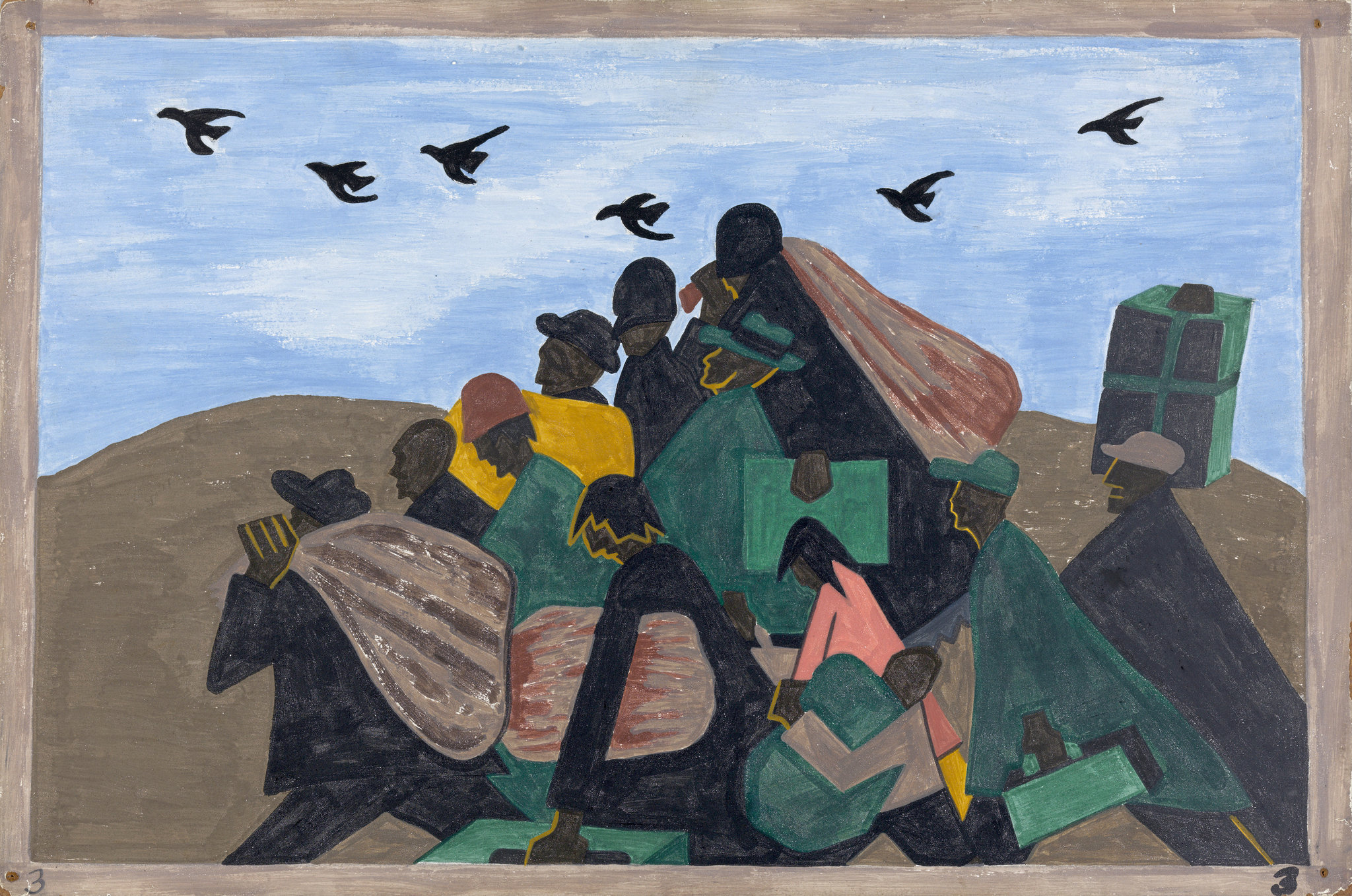 Review: 'One-Way Ticket' at MoMA Reunites Jacob Lawrence's