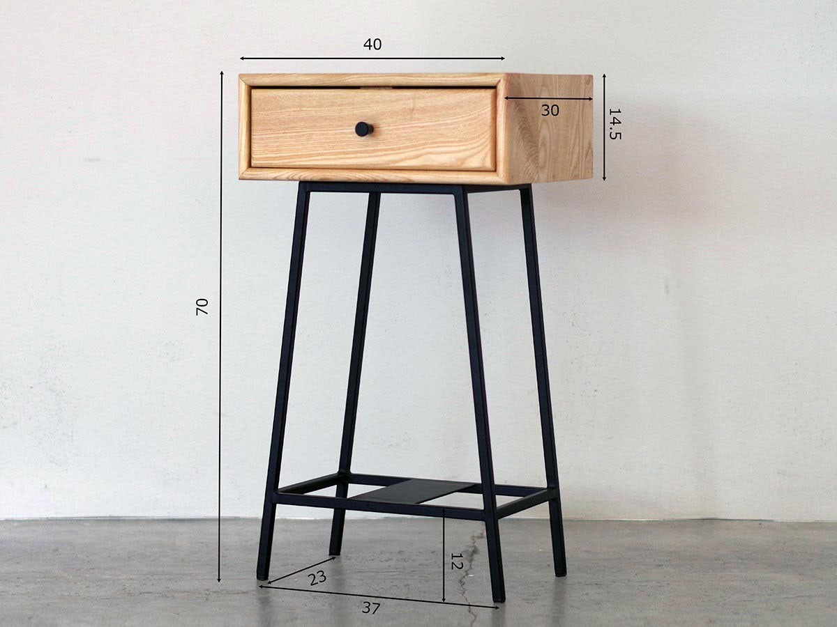 LIFE FURNITURE DR ASH SIDE TABLE / ライフファニチャー DR アッシュ