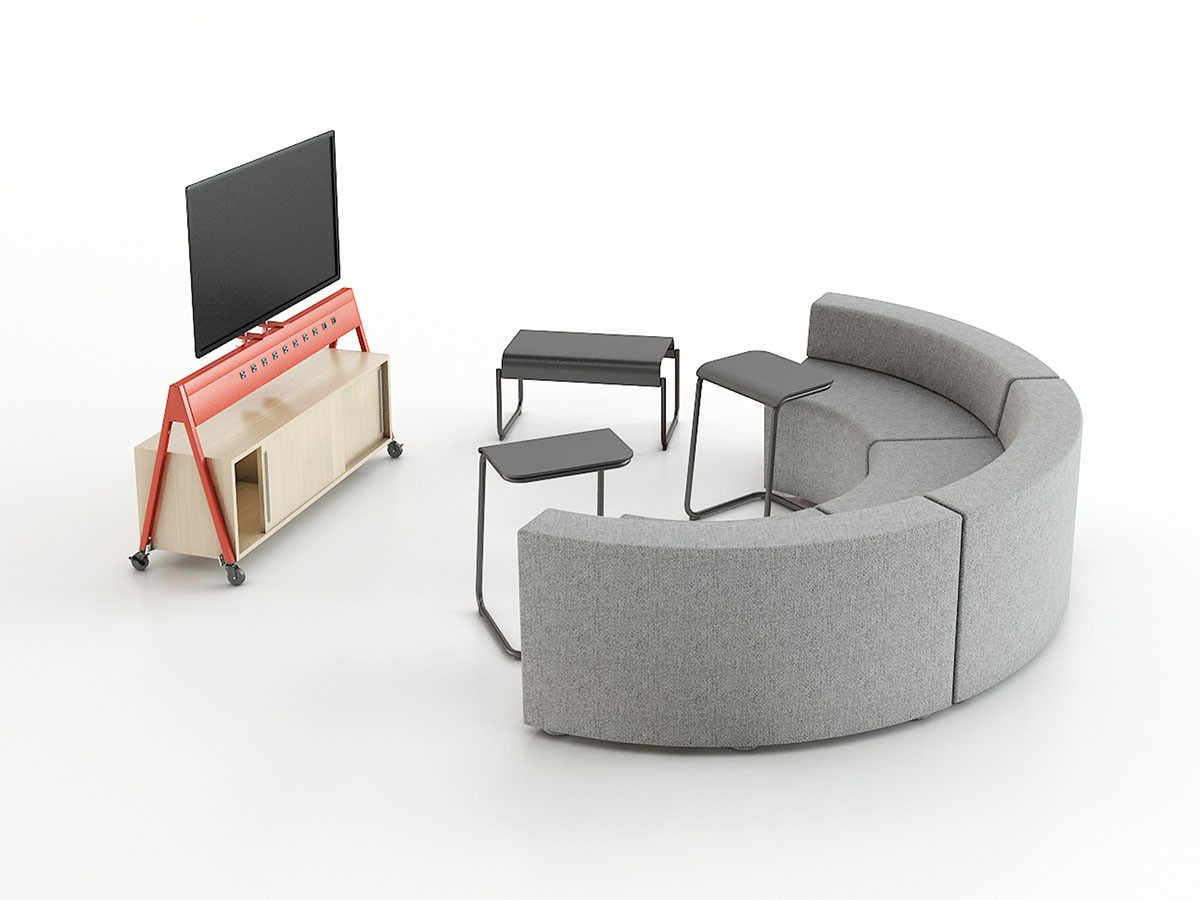 Knoll Office Toboggan Pull Up Table / ノルオフィス トボガン プル