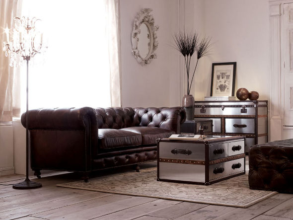 HALO STONYHURST MEDIUM CHEST BRUSHED STEEL / ハロ ストニーハースト