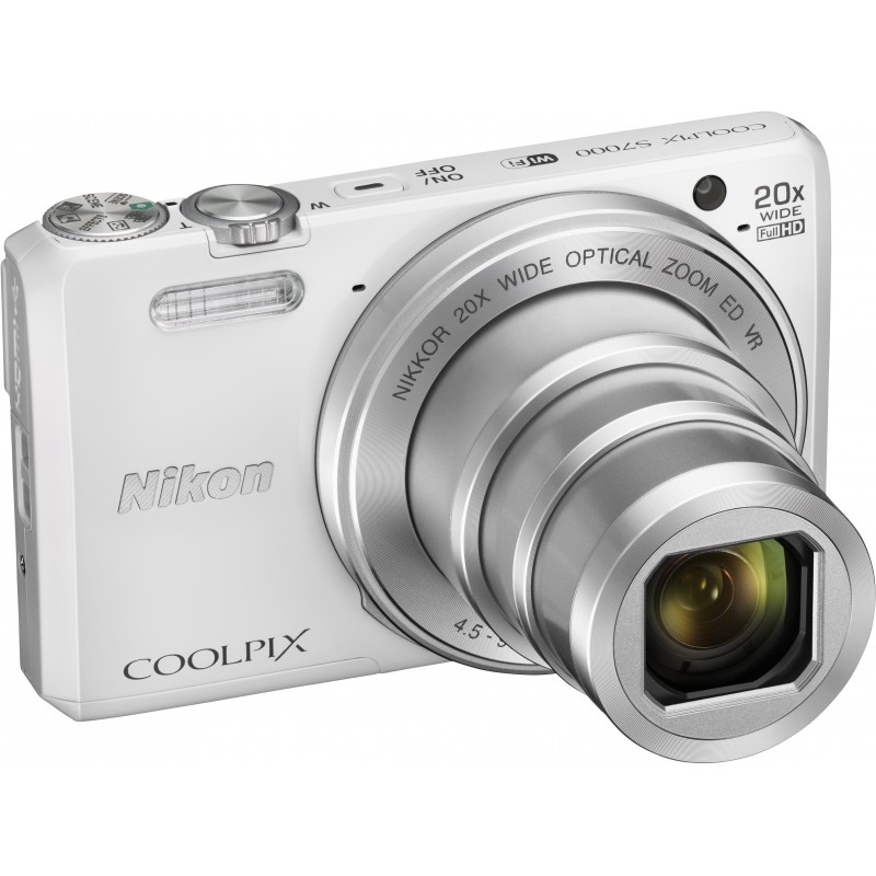 Nikon Coolpix S7000, white - Compact cameras - Nordic Digital