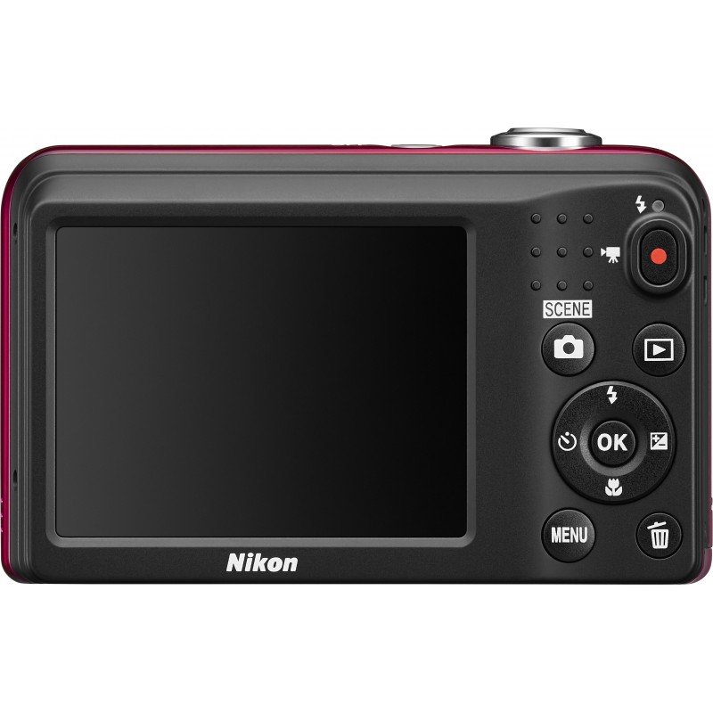 Nikon Coolpix A10, red - Compact cameras - Nordic Digital