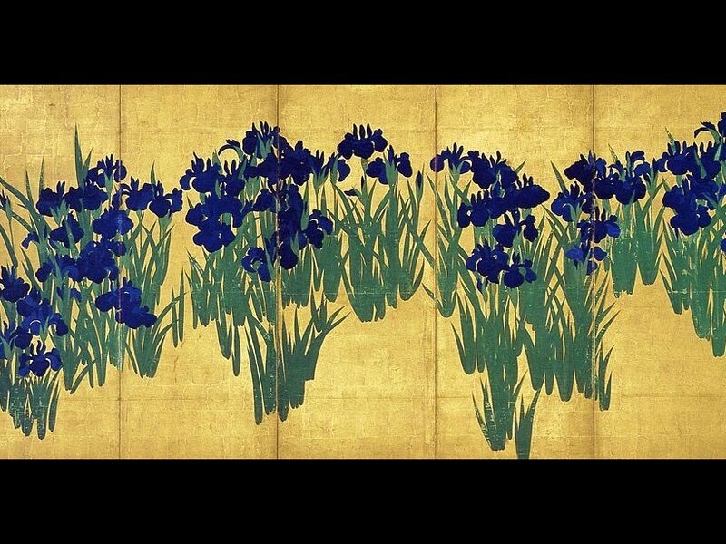 尾形光琳「燕子花図屏風」 日本美術鑑賞講座 / 松本 佳子