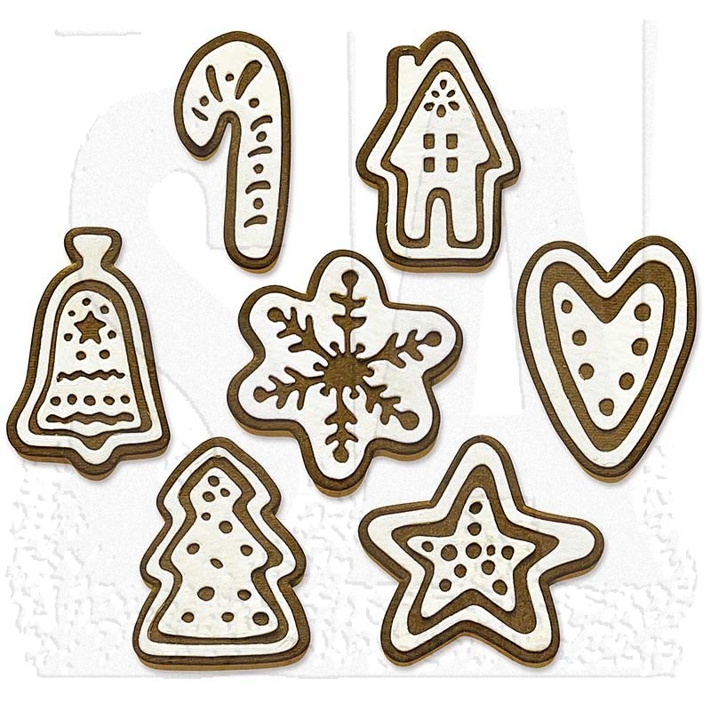 Sizzix Thinlits Die Set: Christmas Cookies 665566