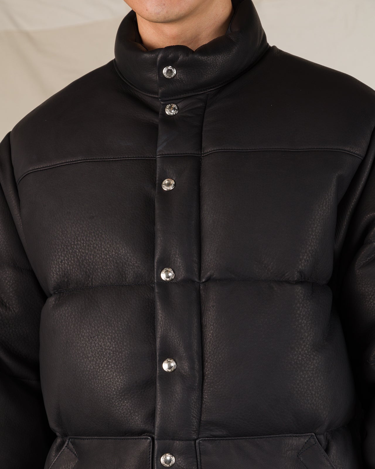 The Real McCoy's Deerskin Down Jacket - Black – Standard & Strange