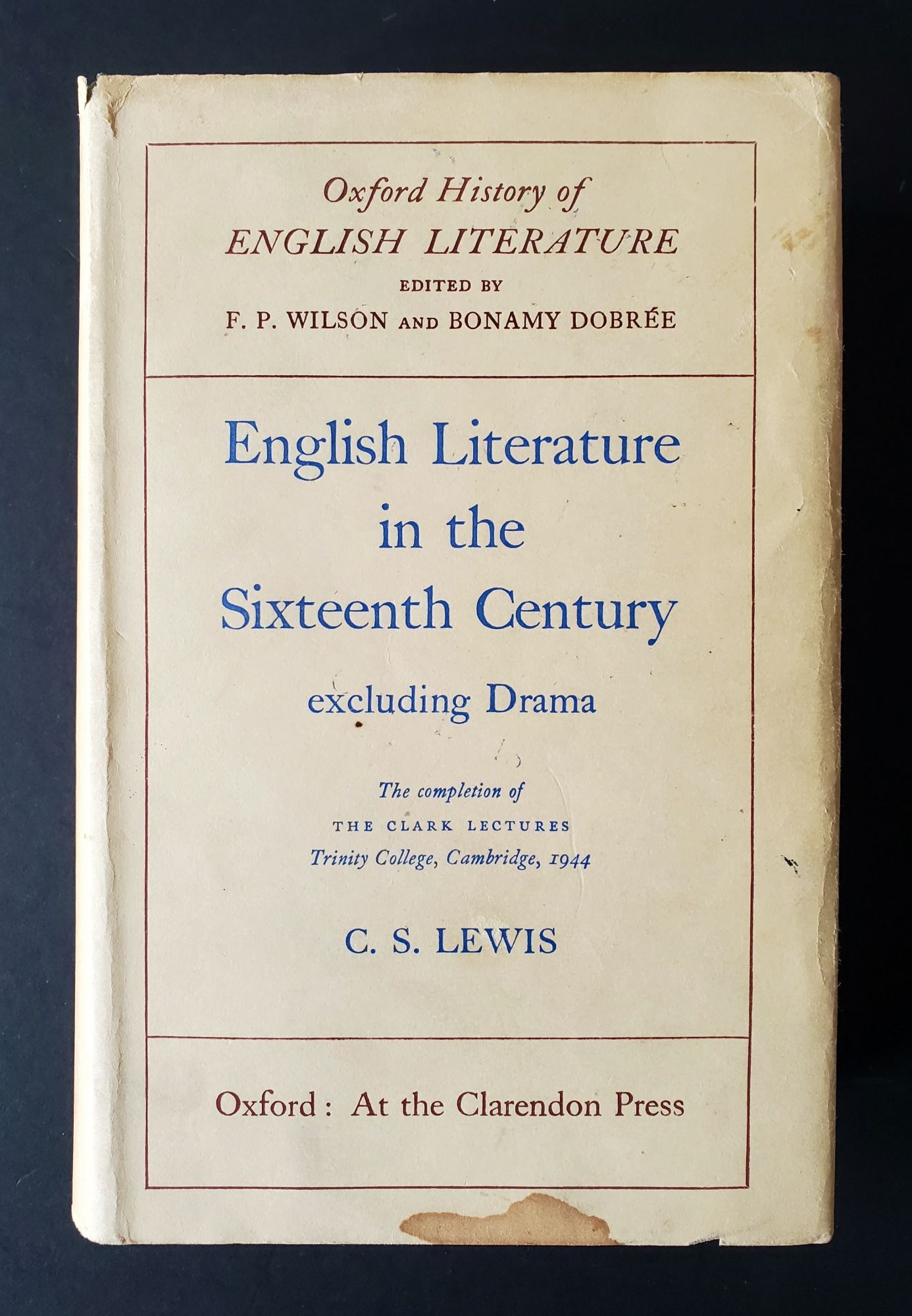 English Literature in the Sixteenth Century; Excluding Drama | C