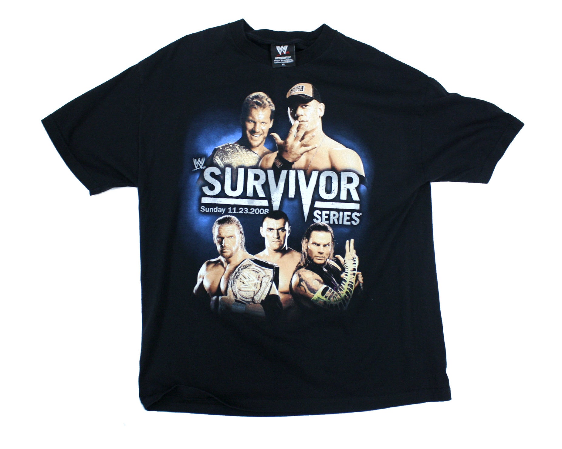 WWE SURVIVOR SERIES 2008 VINTAGE-SHIRT XL – stashpages