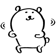 自分ツッコミくま (うご2） - LINE スタンプ | LINE STORE