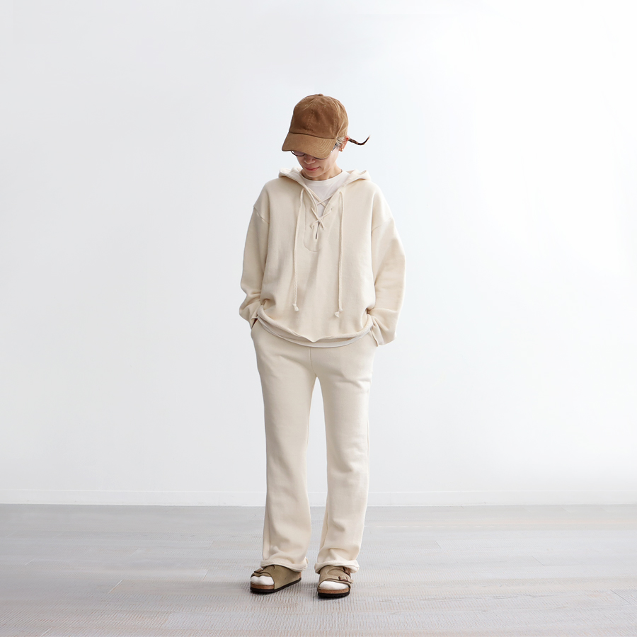 Ohh! (オー) レースアップ・スウェットパーカー