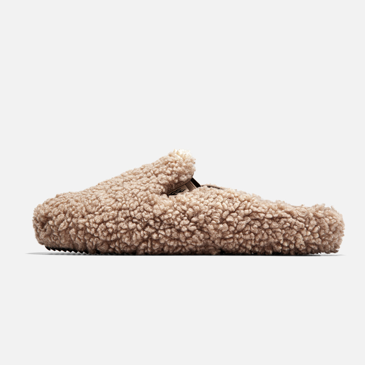 STRAYE Ventura Mule Furry Sand Sherpa hybrid mule with 1.5-inch lift