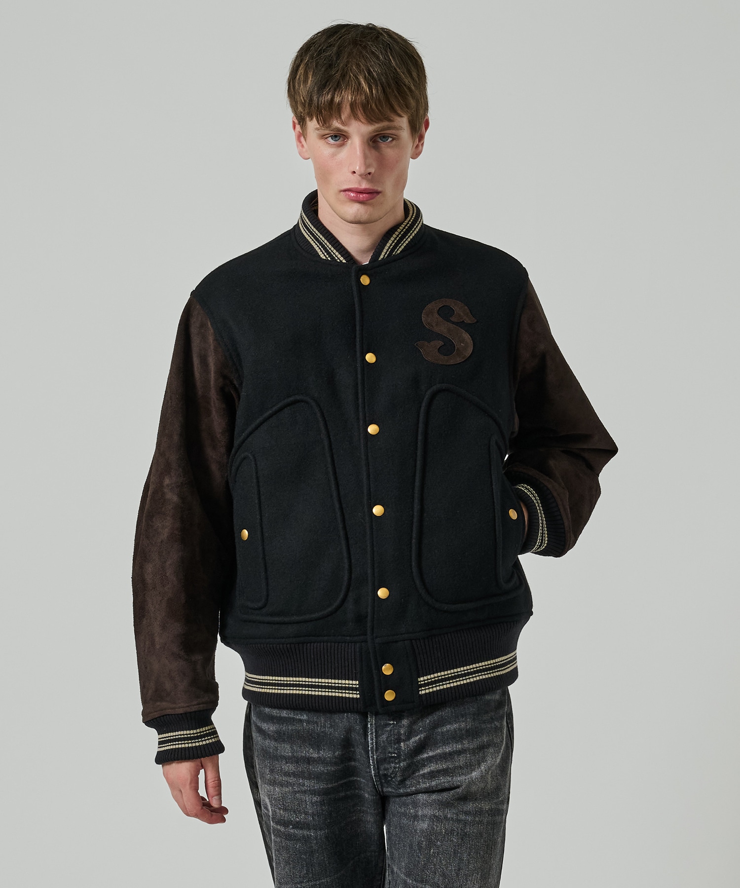 LEATHER STUDIUM JACKET｜SUGARHILL