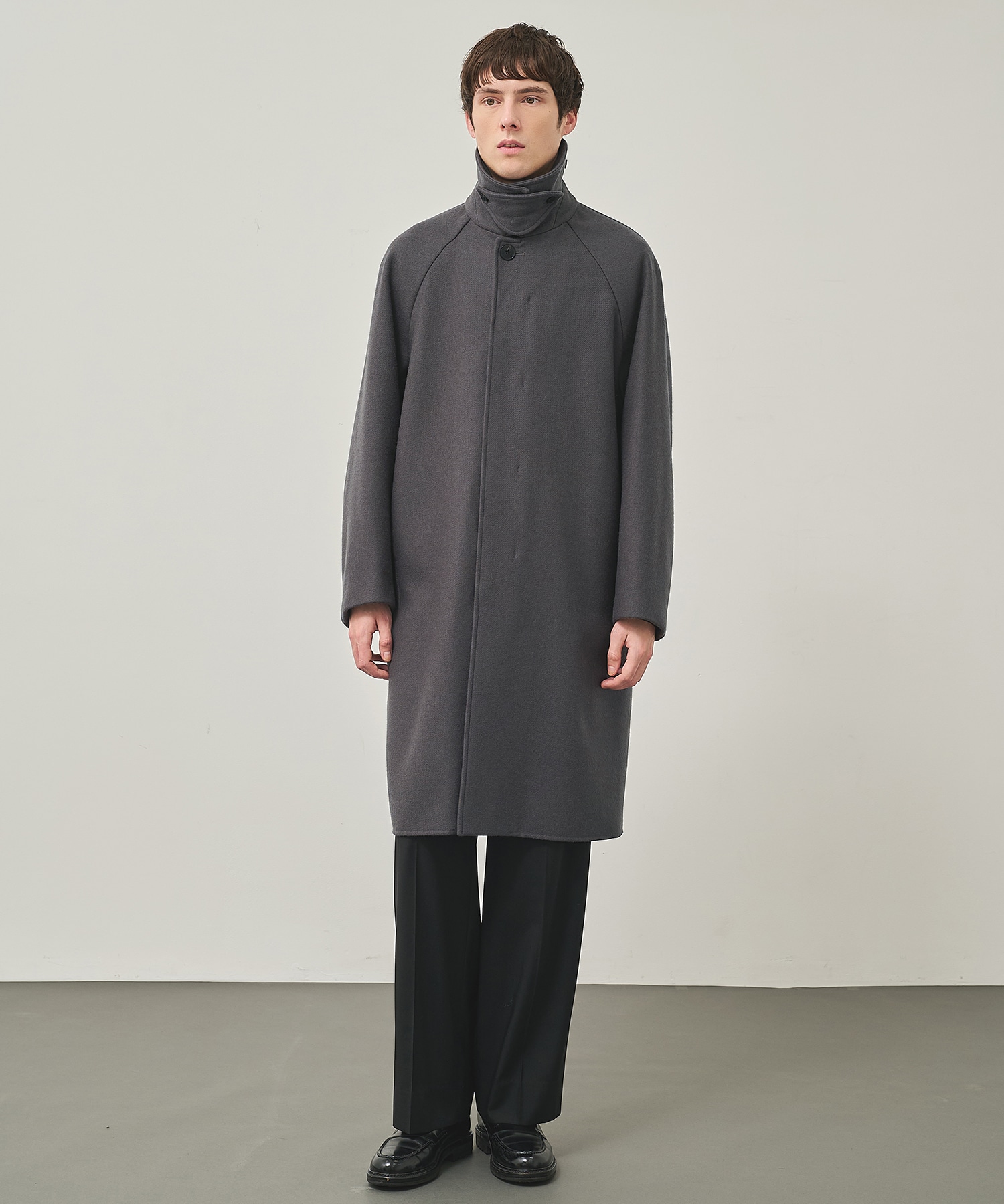 RIVER MELTON BAL COLLAR COAT | STUDIOUS