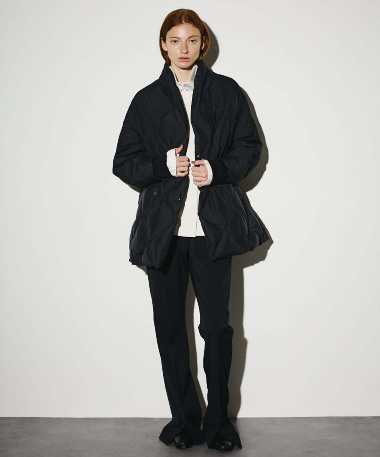 Double breasted stole down CT(FREE BLACK): RIM.ARK: WOMENS