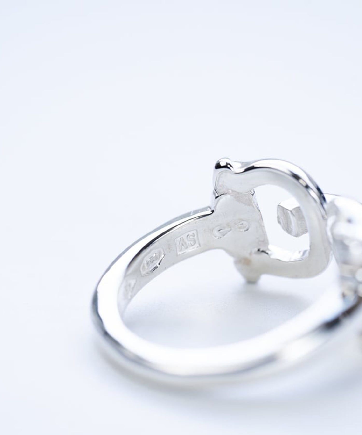 R-086 Horse bit ring | WAKAN SILVER SMITH