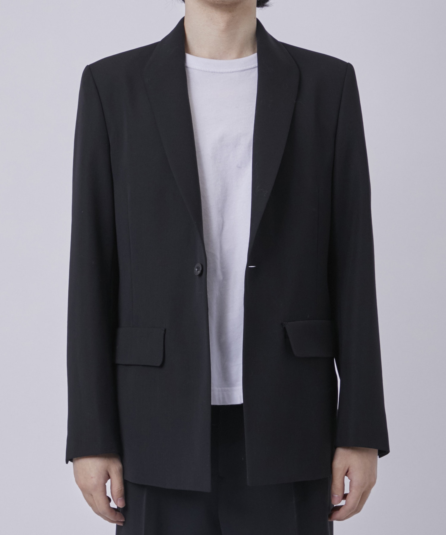 MODIFIED SHAWL COLLAR JACKET | IRENISA