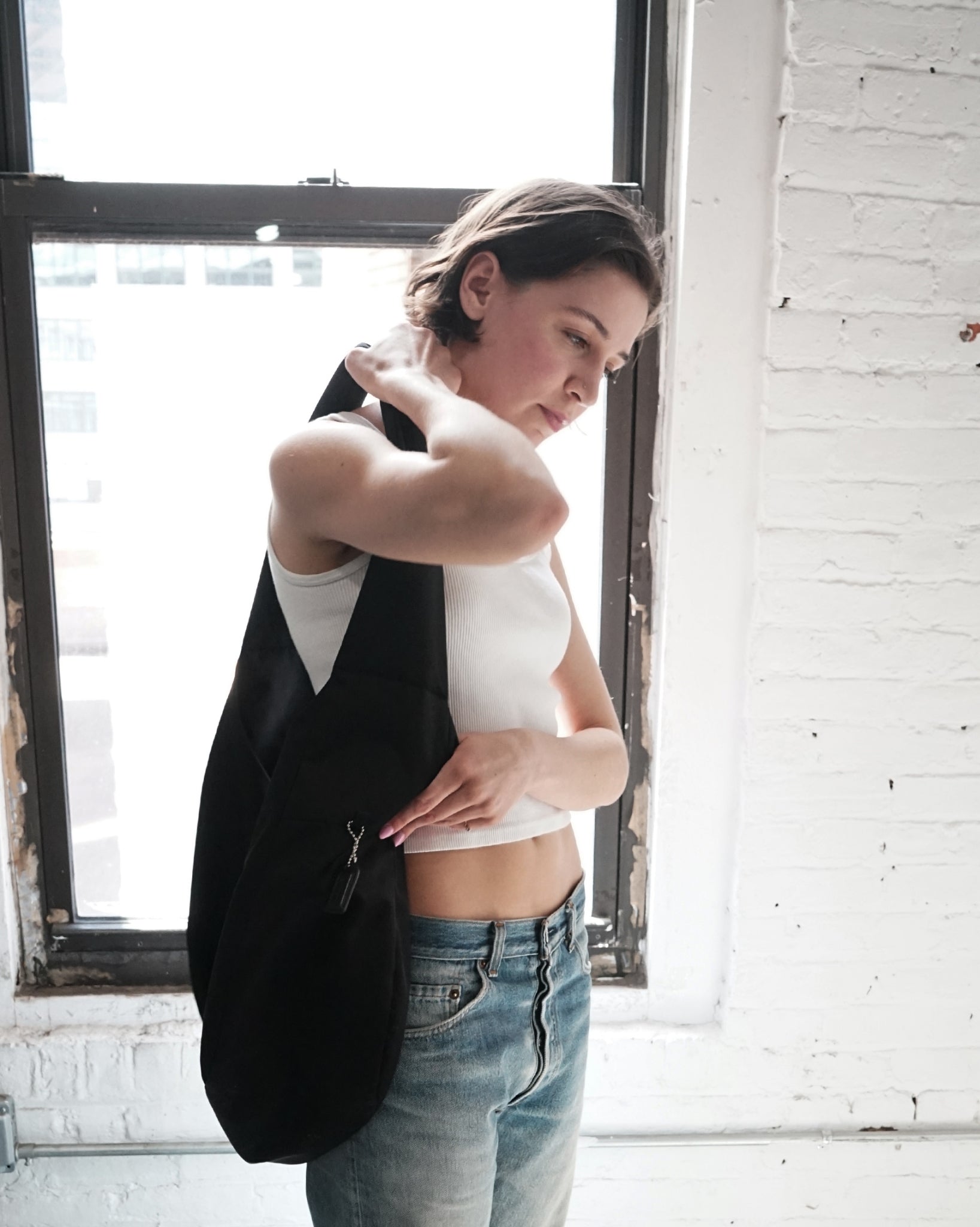 404 Padding Crossbody Bag - Black – studiolab404.com