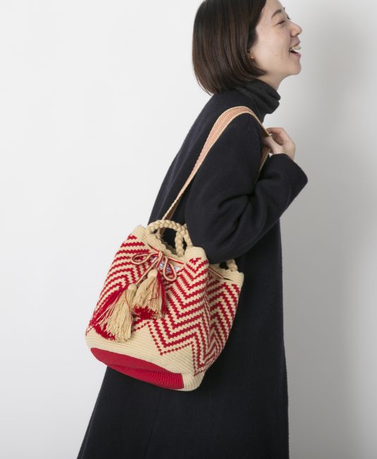 Wayuula/ワユーバッグ リヴァ L -ワユー族の女性たちがひと月かけて